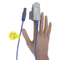 Contec रोगी मॉनिटर के लिए पुन: प्रयोज्य spo2 सेंसर वयस्क बाल चिकित्सा फिंगर क्लिप 3ft DB 7pin spo2 सेंसर केबल